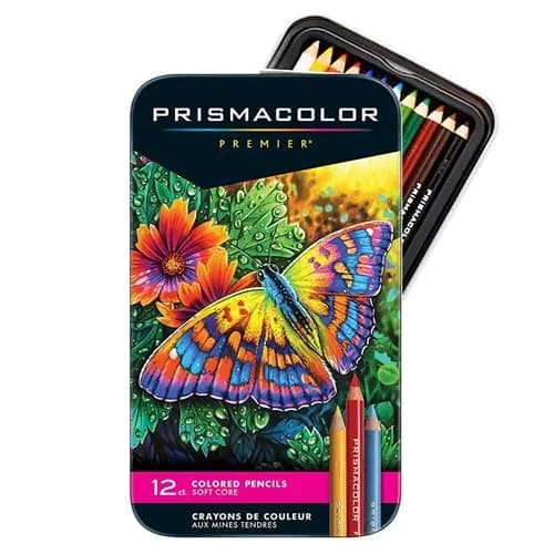 Prisma Color Premier Colored Pencils, Soft Core, 12 Count