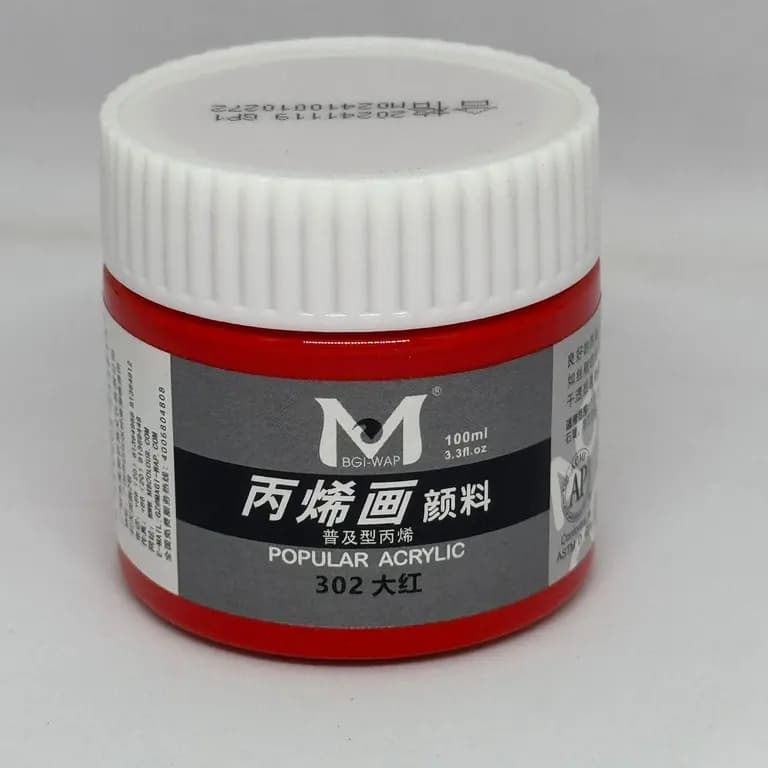 Art Rangers Acrylic Colour 100ml Scarlet (302)