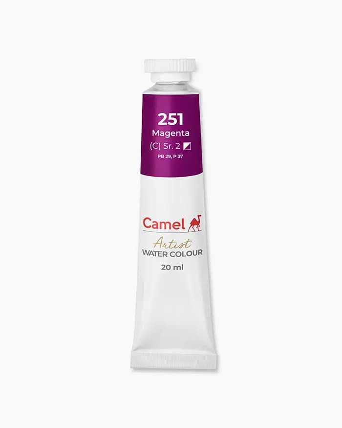 Camel Artist Water Colours Individual tube of Magenta Sr 2 in 20 ml