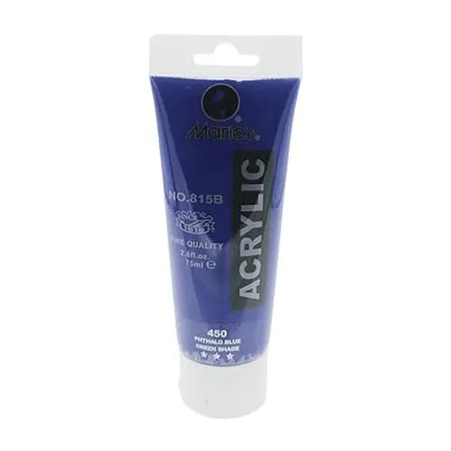 Maries Acrylic Colour Paint 75ml- Phthalo Blue