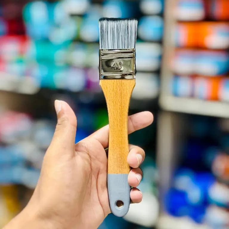 Giorgione Flat Head Nylon Soft Paint Brush Single 40mm