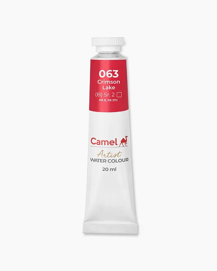 Camel Artist Water Colours Individual tube of Crimson Lake Sr 2 in 20 ml