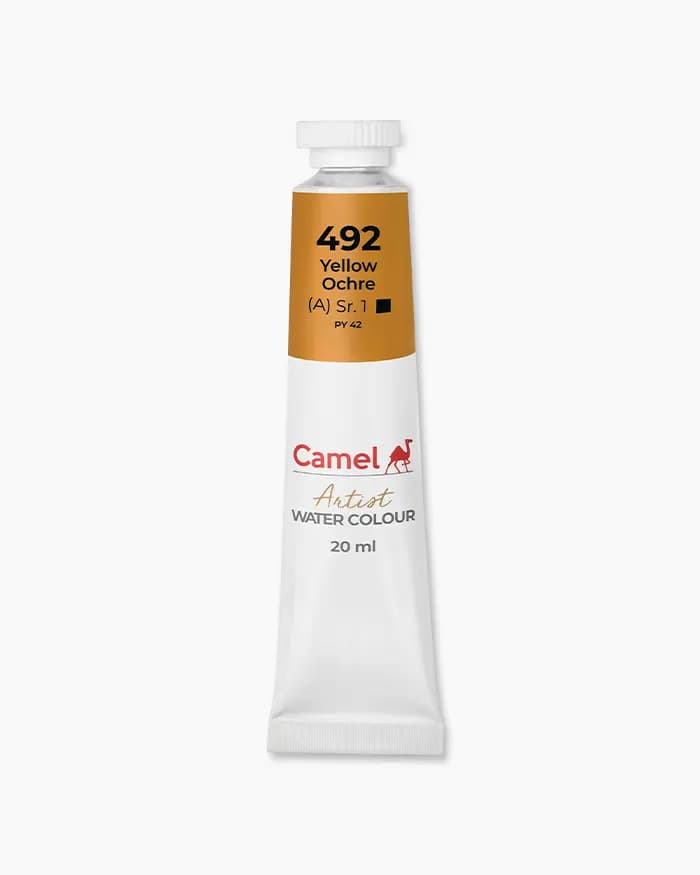 Camel Artist Water Colours Individual tube of Yellow Ochre Sr 1 in 20 ml