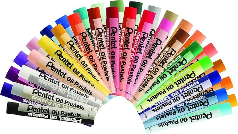 Pentel Artist Oil Pastel 36 Color Set - PHN-36ASE