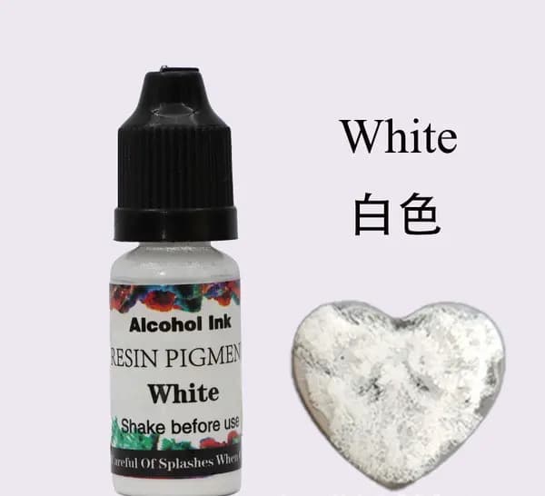 Alcohol ink resin pigment 10ML [ WHITE ]