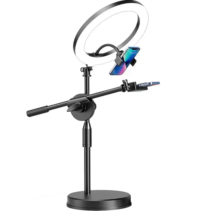 Ring Light with Adjustable Stand & Phone Holder