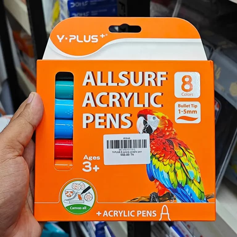 Y-Plus+ Allsurf 8 Acrylic Color Pen 