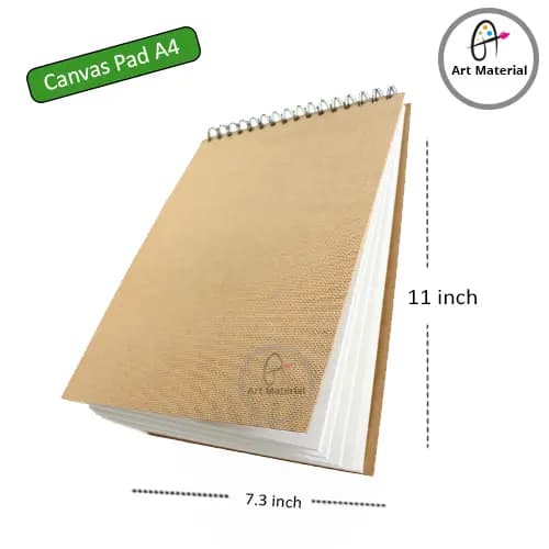 Canvas Pad A4 (7.3x11 inche)