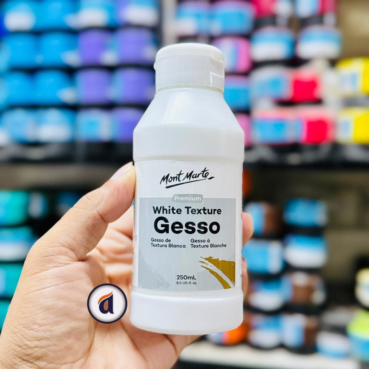 Mont Marte Clear Texture Gesso 250ml 