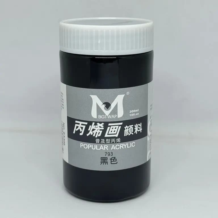 Art Rangers Acrylic Colour 300ml Black (793)