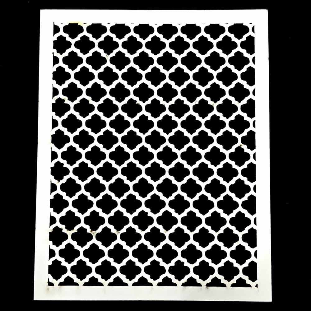 Stencil Code 13 (8x10 inch)
