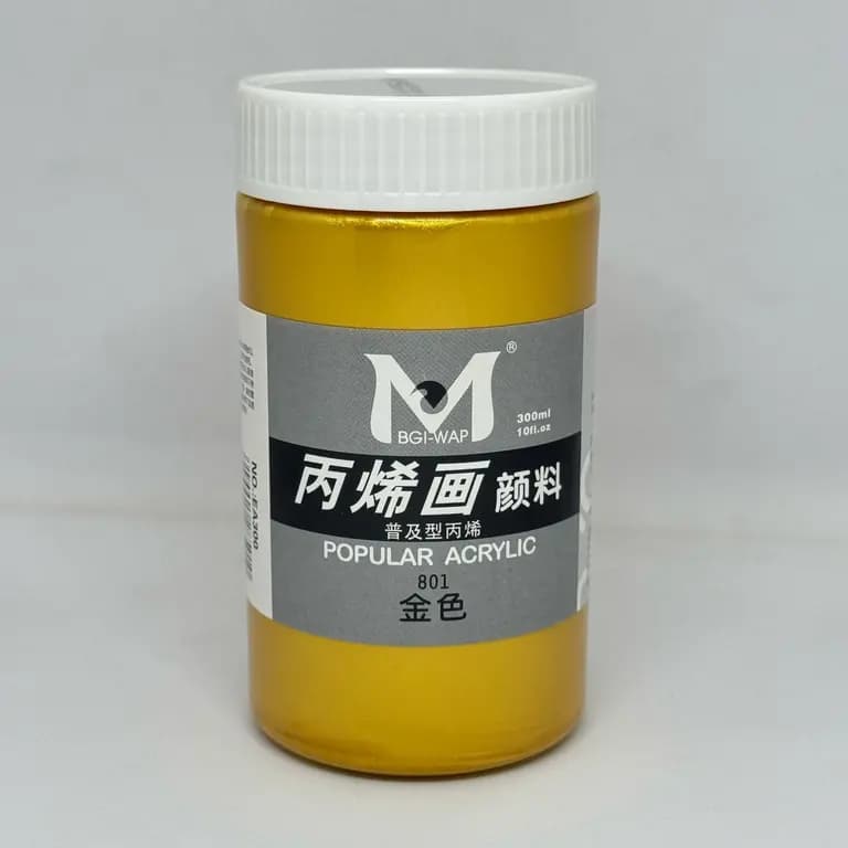 Art Rangers Acrylic Colour 300ml Gold (801)