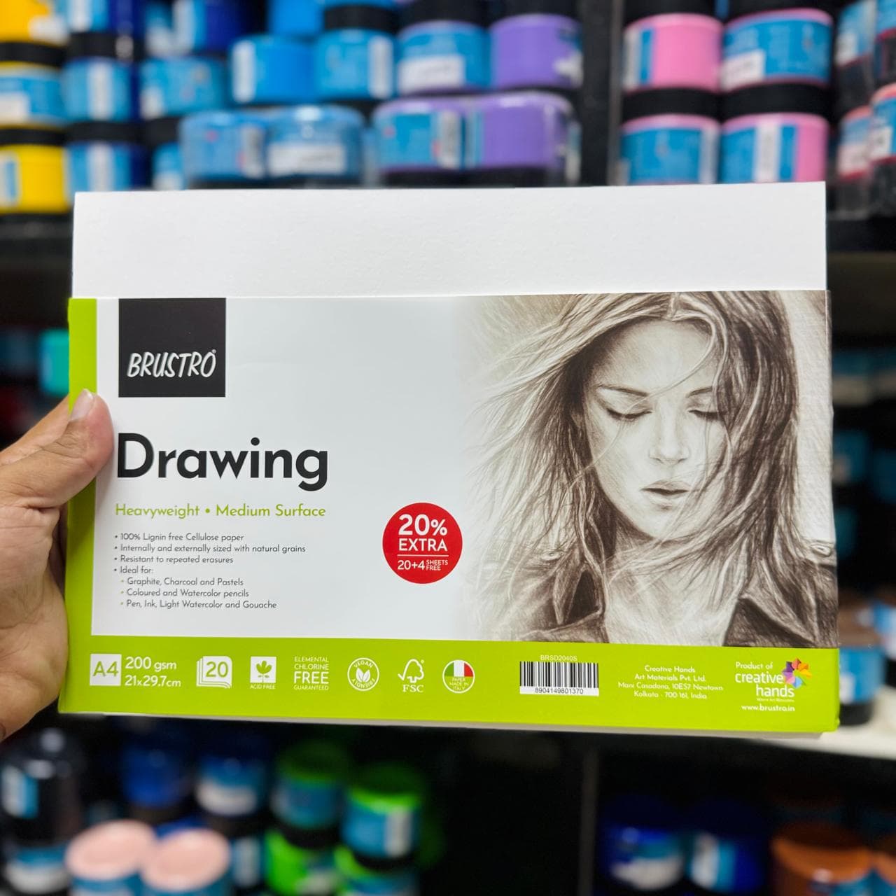Brustro Drawing Paper A4 20 sheets 200gsm