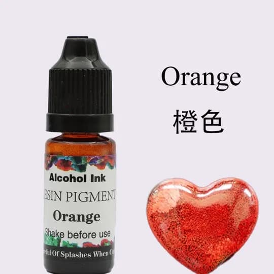 Alcohol ink resin pigment 10ML [ ORANGE ]