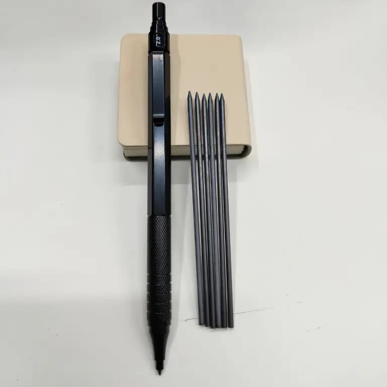 Chinaes Metal Mechanical Pencil 2mm With 6pes lead