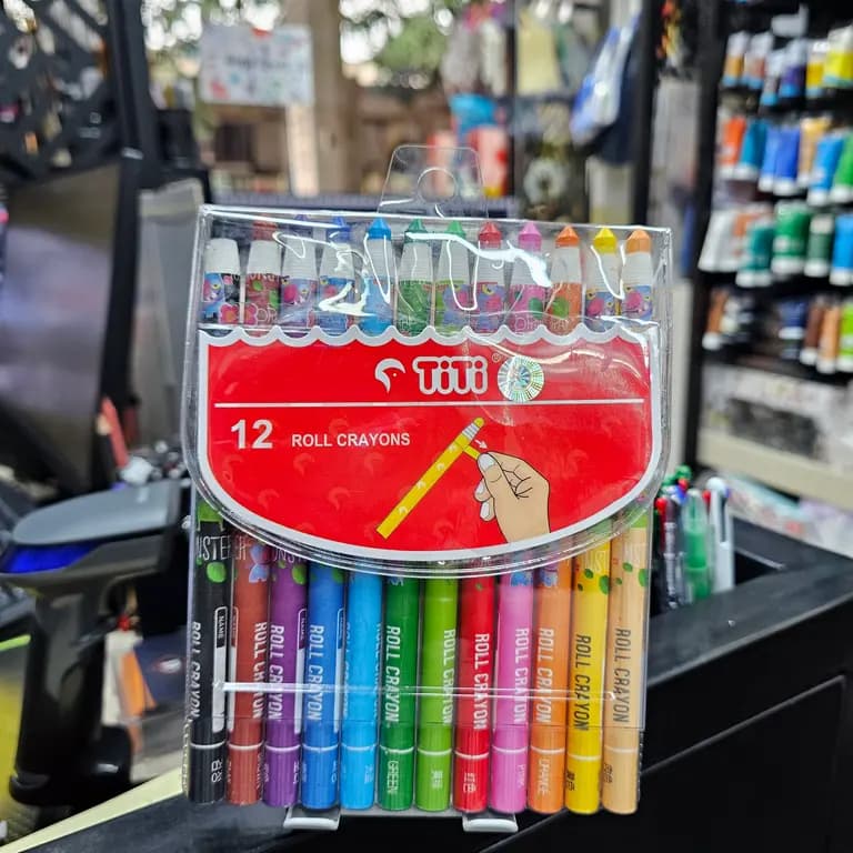 TiTi Roll Crayons 12 Color 