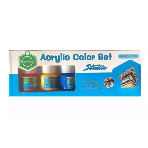 Keep Smiling Acrylic Colour Set 25ml 6pcs