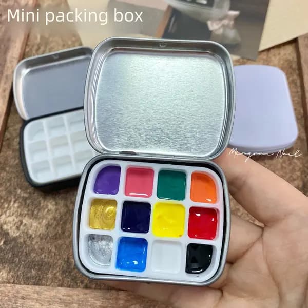 MiniMuse Palette Watercolor storage box 12 Grad