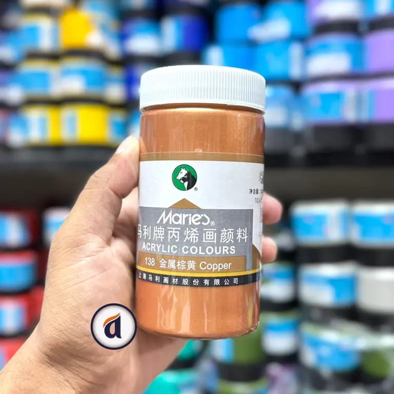 Maries Acrylic Colour 300ml Copper