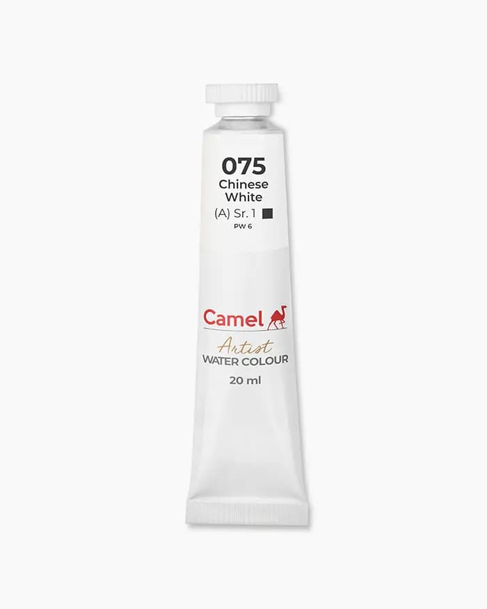 Camel Artist Water Colours Individual tube of Chinese White in 20 ml