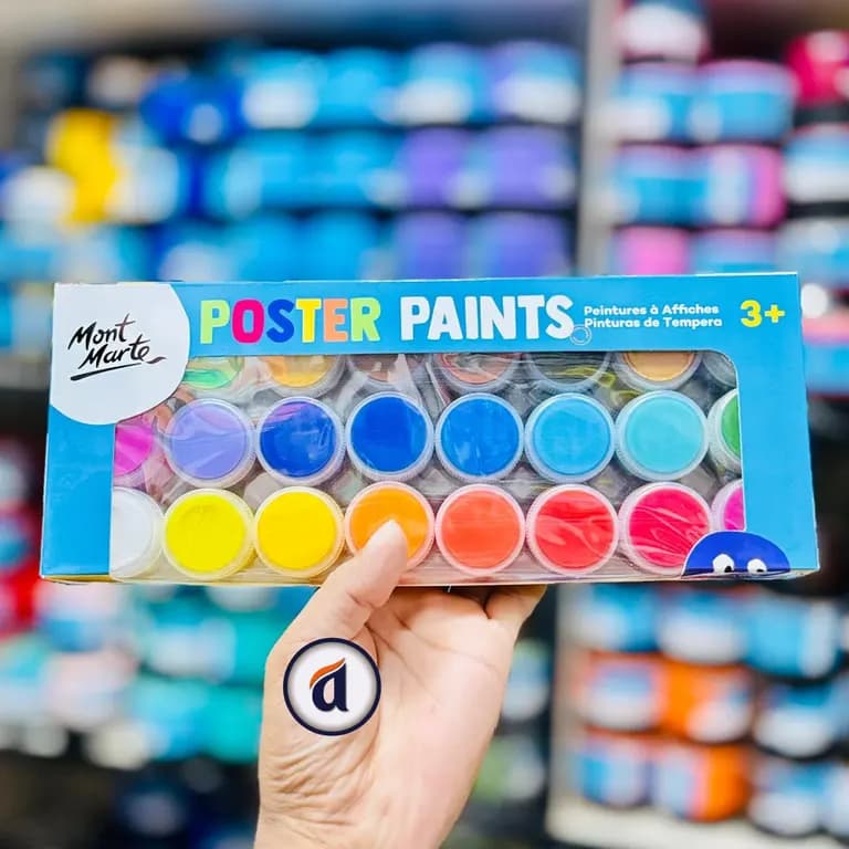 Mont Marte Poster Paints 24pc x 20ml