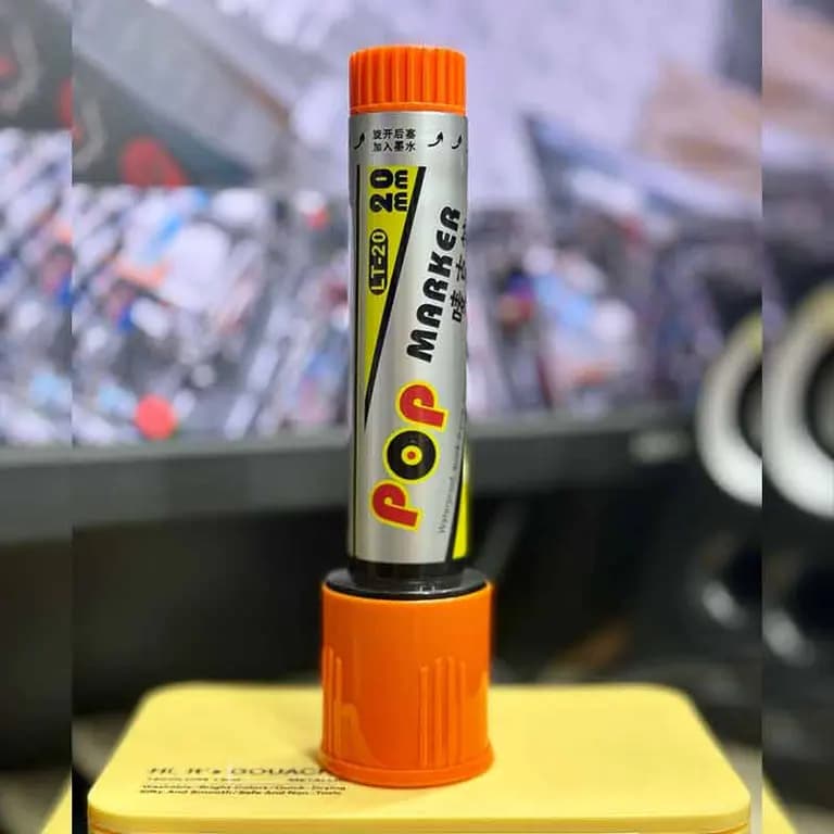 Leto Pop Marker 20mm Orange 