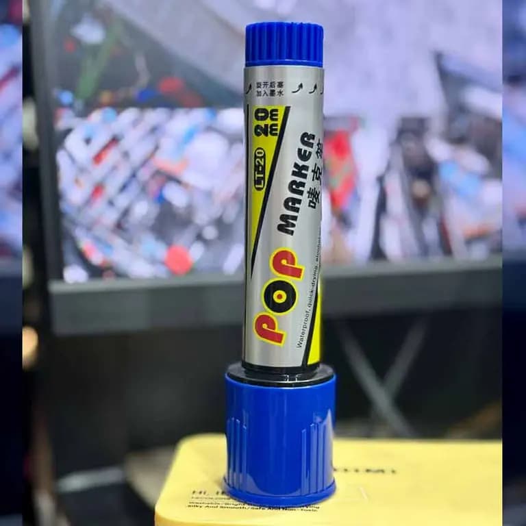 Leto Pop Marker 20mm Ultramarine Blue