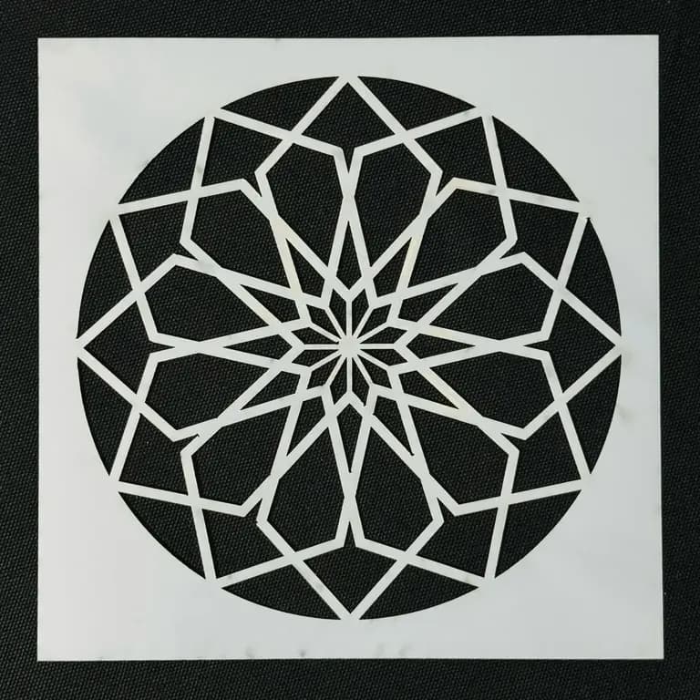 Stencil Code 73 (8x8 inch) 