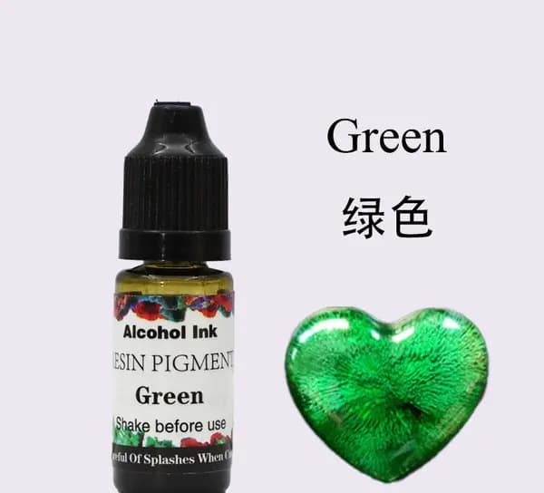 Alcohol ink resin pigment [ GREEN ]