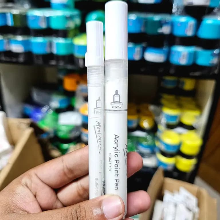 Mont Marte Acrylic Paint Pen White 1pc