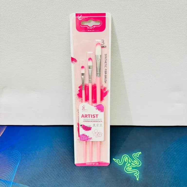 Yixin Artist Filbert Brush Set 3pc H-10B