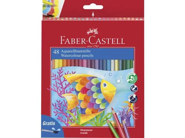  Faber Castell Watercolour Pencil Long (48colours)